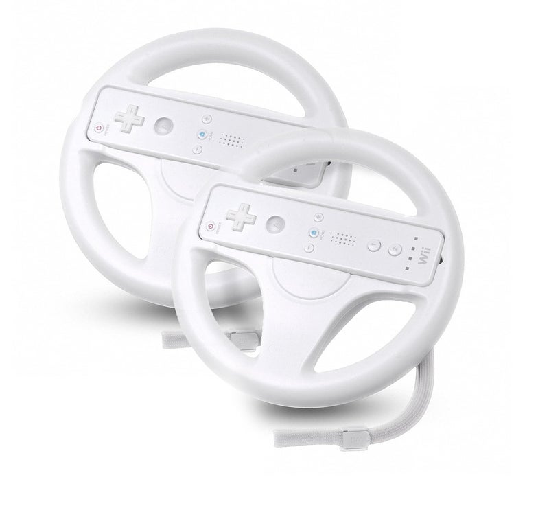 Beastron Mario Kart Racing Wheel, 2 Sets White Color Bundle - Image 4